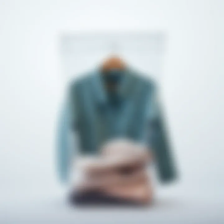 Transparent Airtight Bag for Easy Visibility An airtight bag showcasing its clear design, highlighting the garments inside.