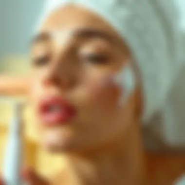 A skincare routine featuring an ice roller