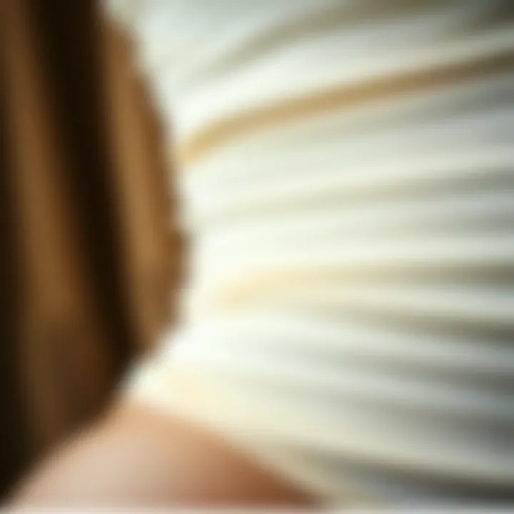 Comfort and Support in Design Close-up of fabric texture showcasing comfort and support
