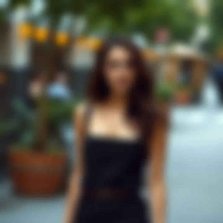 Variety of styling options for square neck tank dress