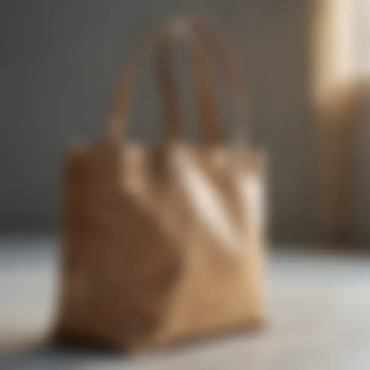 Eco-friendly materials used in foldable tote bags