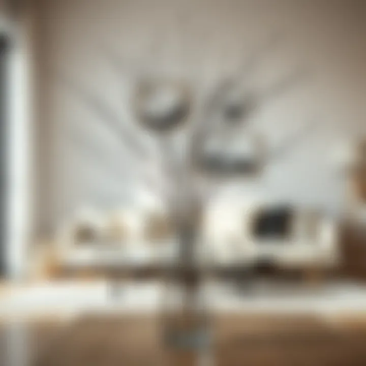 Twigs Enhancing Living Room Aesthetics Stylish living room featuring twigs in a decorative vase