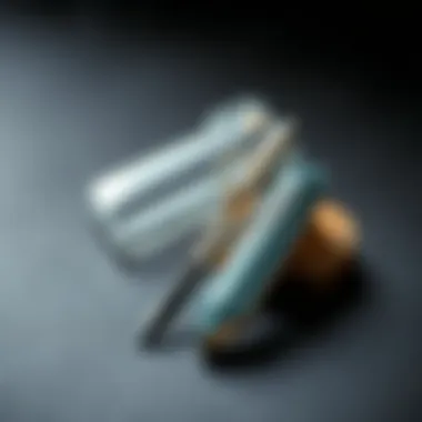 Elegant Small Scissors Design Elegant small scissors with a protective cover showcasing intricate design details