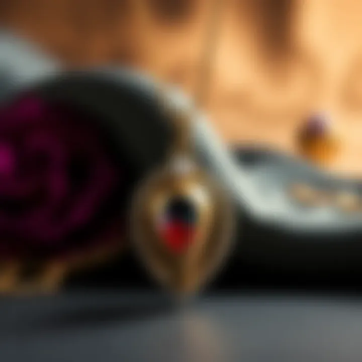 Elegant urn necklace featuring a vibrant birthstone