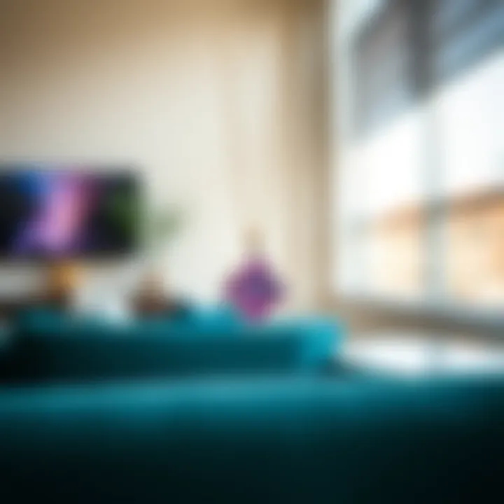 Fashion-forward urn necklace showcased in a modern setting