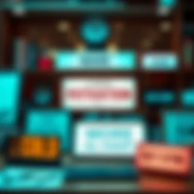 Diverse Styles of Motivation Variety of motivational desk signs in different styles