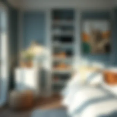 Chic vertical shoe rack integrated into home decor