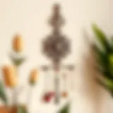 The Elegance of Wall-Mounted Jewelry Holders Elegant wall-mounted jewelry holder with intricate design