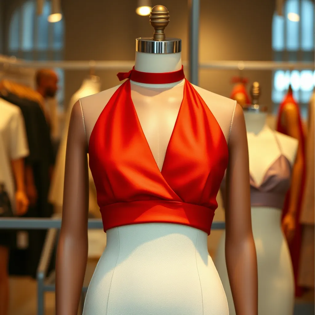 V Top Accessory Exploring the Halter V Neck Crop Top: A Complete Guide