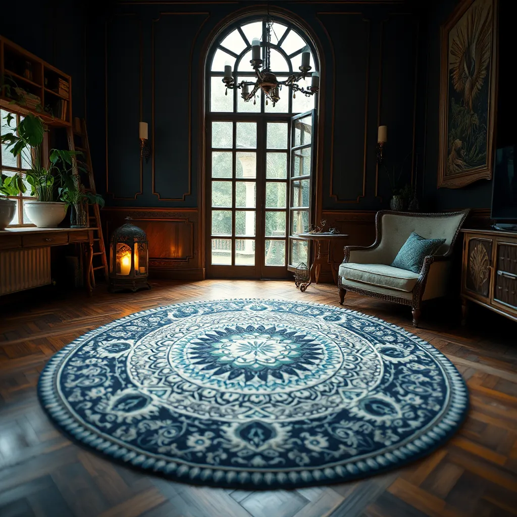 Aethics Rugs The Beauty and Practicality of Round Turtle Rugs