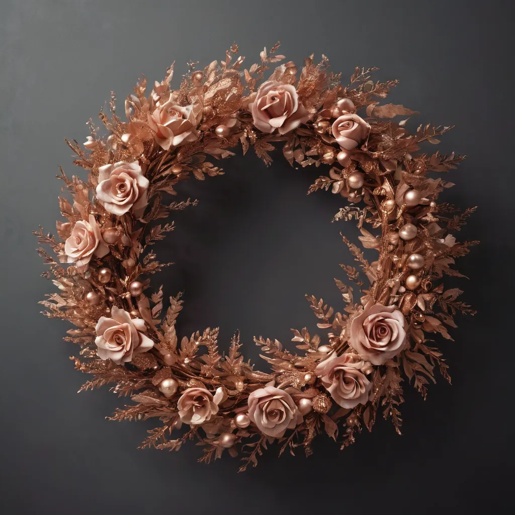 The Appeal of Rose Gold Wreaths in Modern Decor